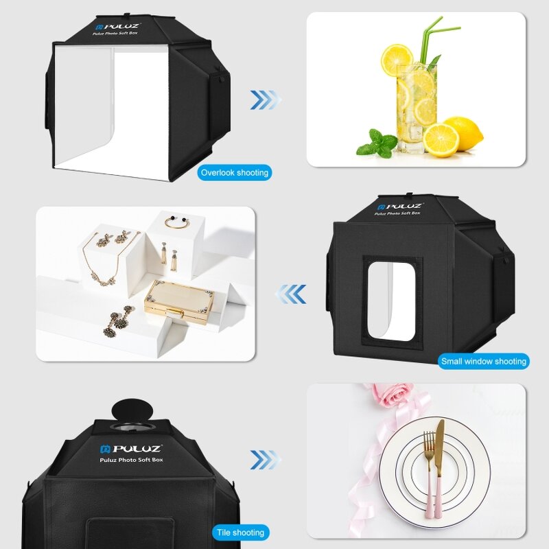 Photo Studio Box Manufacturer - OEM/ODM Custom 30cm Folding Ring Light Tent
