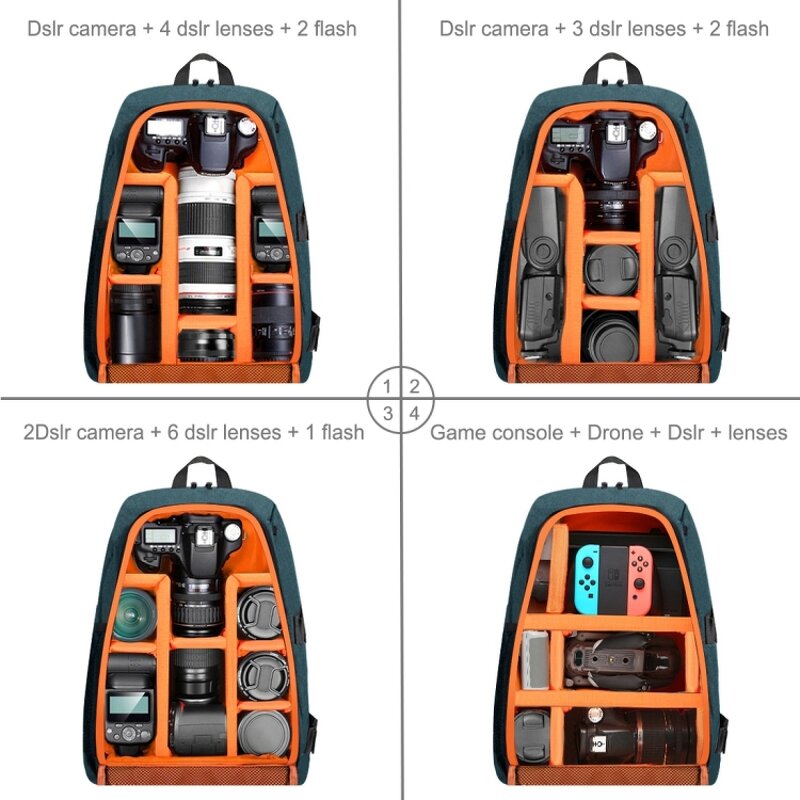 Camera Bag Manufacturer - OEM/ODM Custom Waterproof Dual Shoulder Backpack