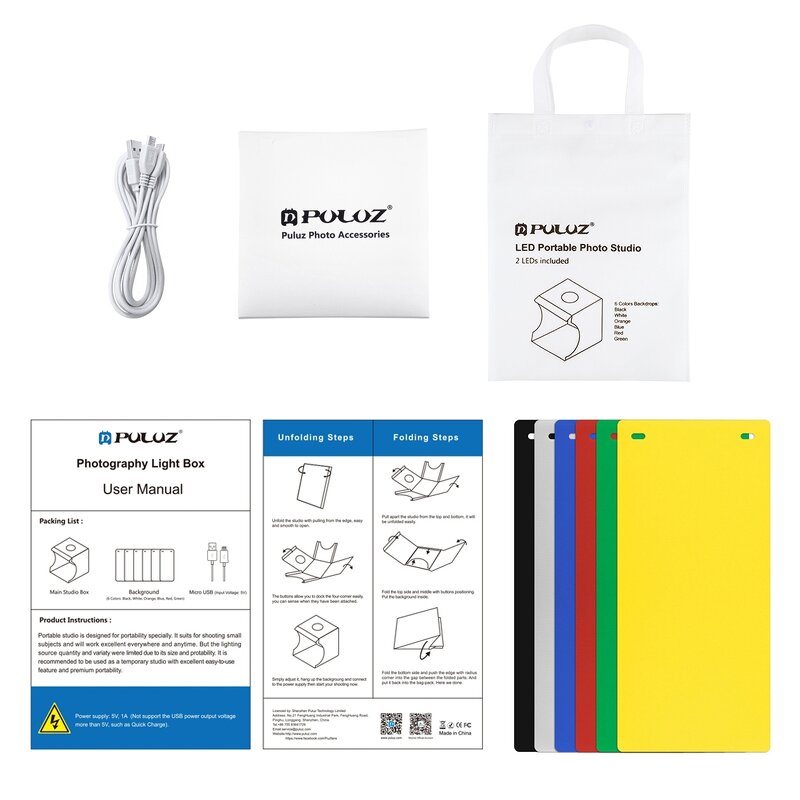 Photo Studio Box Manufacturer - OEM/ODM Custom Foldable Mini Photo Studio