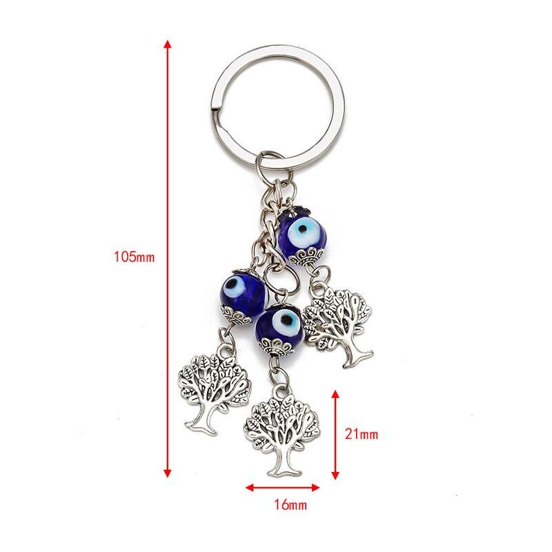 Keychain Pendant Manufacturer - OEM/ODM Custom Turkish Blue Eye Alloy Pendant