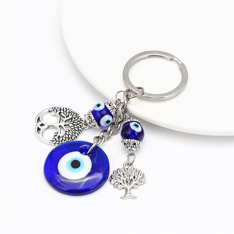 Keychain Pendant Manufacturer - OEM/ODM Custom Turkish Blue Eye Alloy Pendant