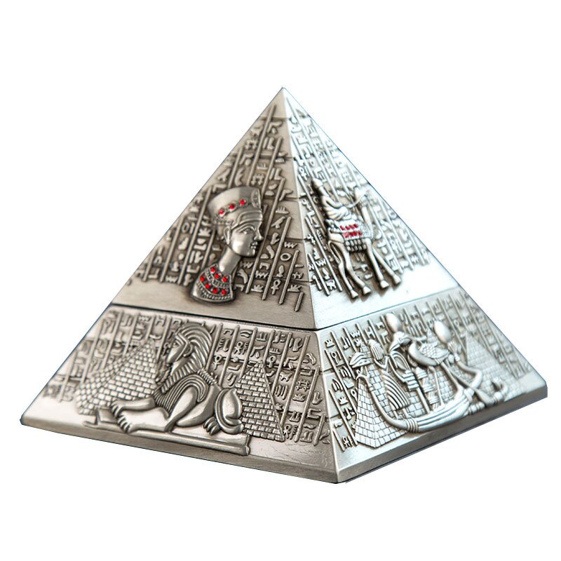 Metal Ashtray Manufacturer - OEM/ODM Custom Egyptian Pharaoh Pyramid Ashtray