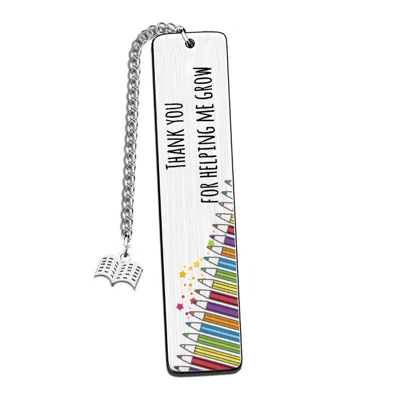Metal Bookmark Manufacturer - OEM/ODM Custom Stainless Steel Thank You Bookmark