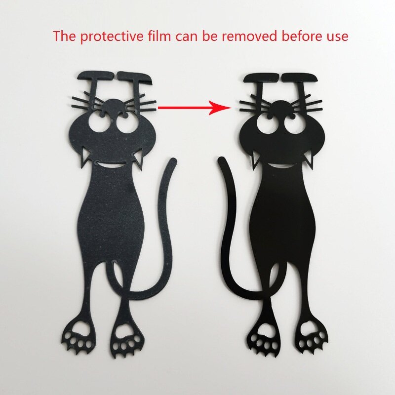 Bookmark Manufacturer - OEM/ODM Custom Acrylic Black Cat Bookmark