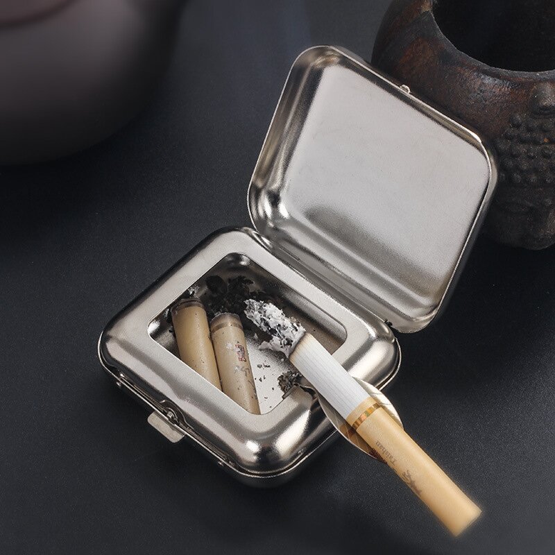 Pocket Ashtray Manufacturer - OEM/ODM Custom Stainless Steel Mini Ashtray Box