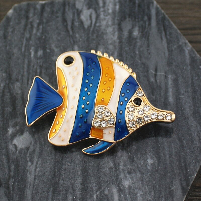 Brooch Manufacturer - OEM/ODM Custom Oil Dripping Fish Brooch Pin