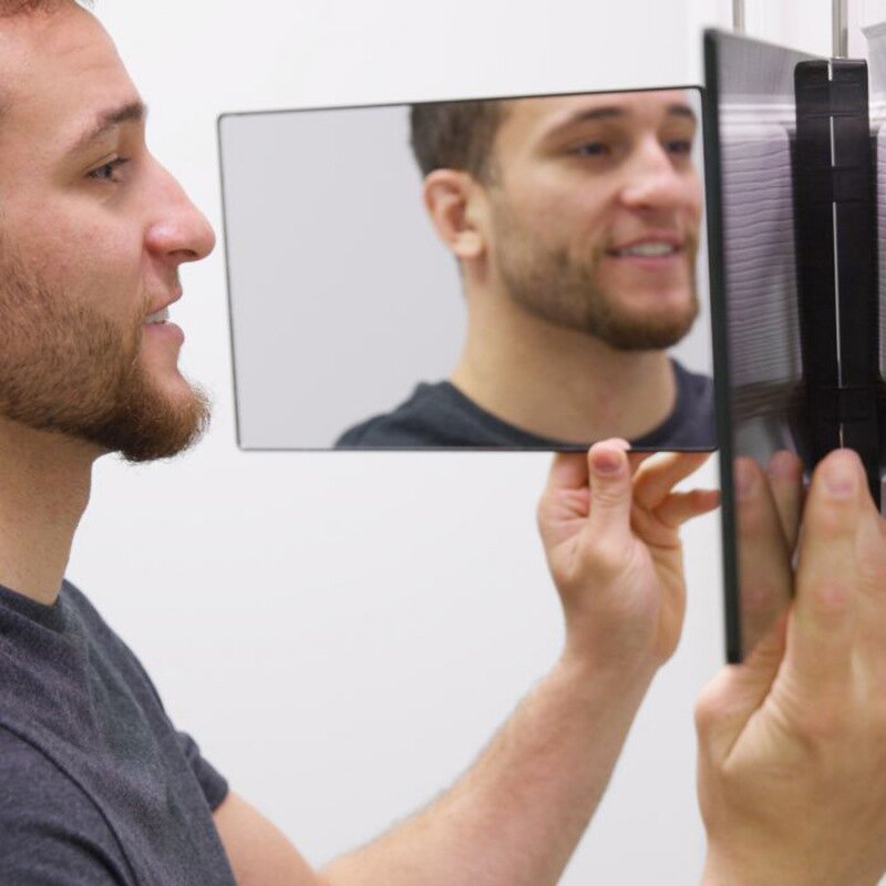Cosmetic Mirror Manufacturer - OEM/ODM Custom 360 Degree Self Hair Cut Mirror