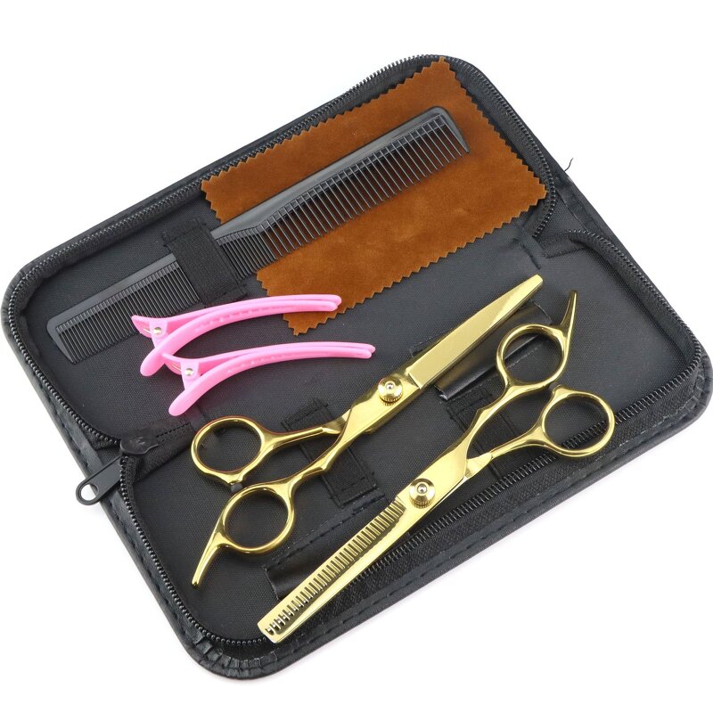 Hair Scissors Set Manufacturer - OEM/ODM Custom 6 Piece Barber Shear Set