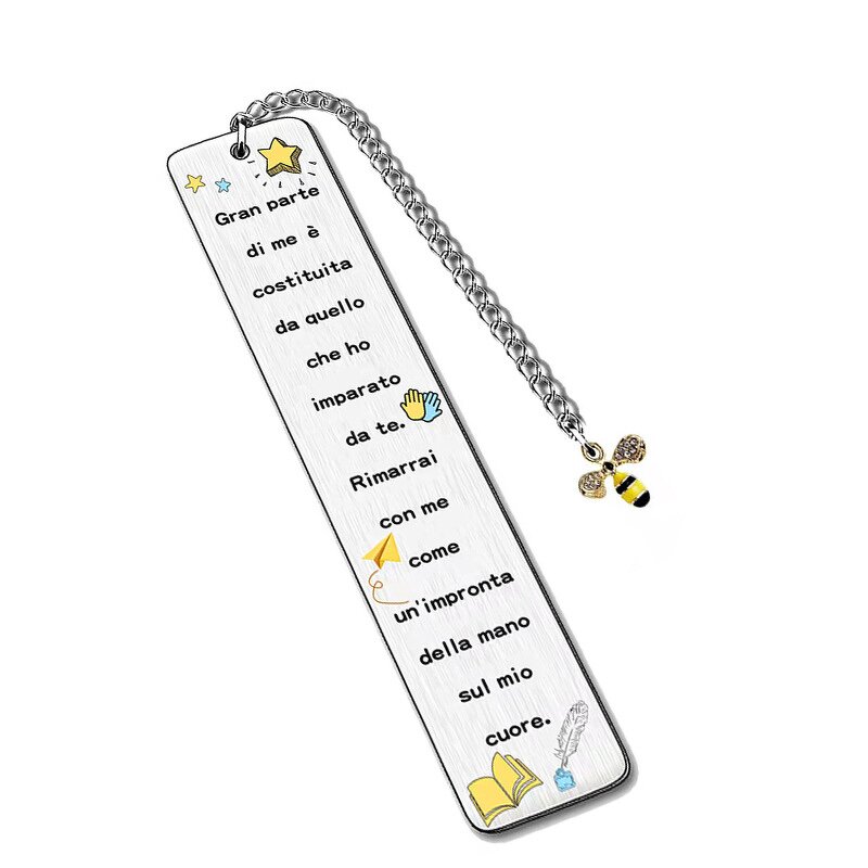 Metal Bookmark Manufacturer - OEM/ODM Custom Stainless Steel Print Bookmark