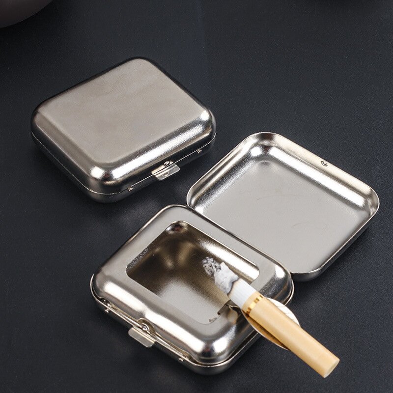 Pocket Ashtray Manufacturer - OEM/ODM Custom Stainless Steel Mini Ashtray Box