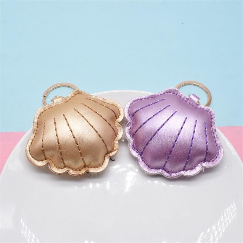 Key Chain Manufacturer - OEM/ODM Custom PU Leather Sea Shells Keychain