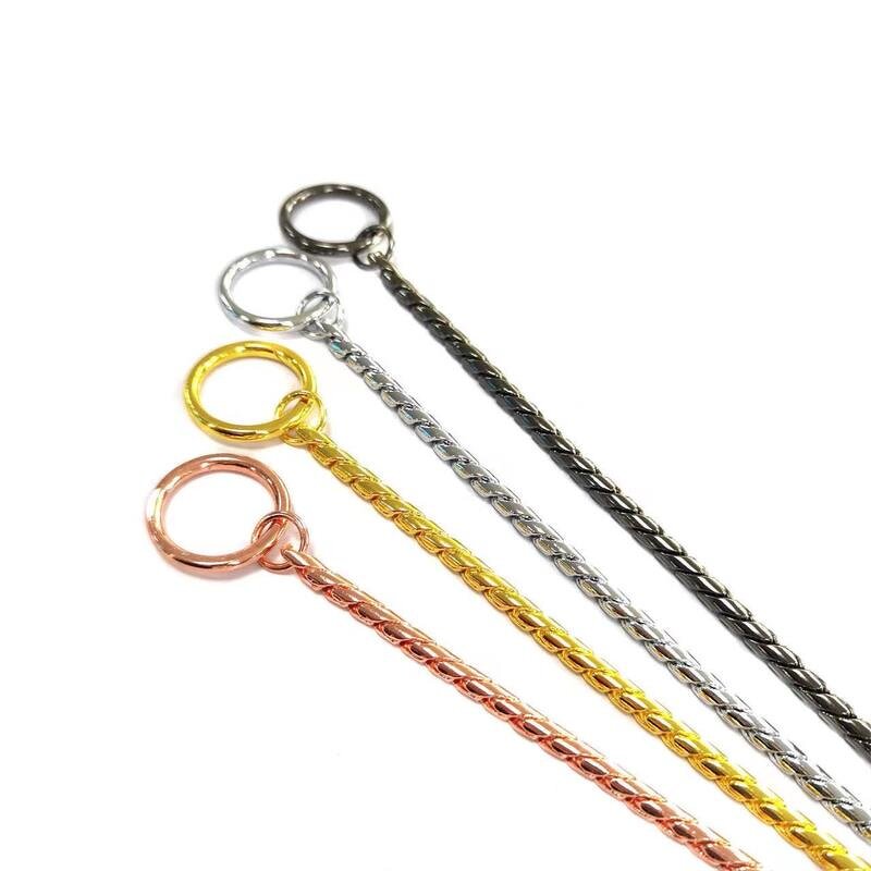 Pet Chain Manufacturer - OEM/ODM Custom Brass Electroplated Snake Chain