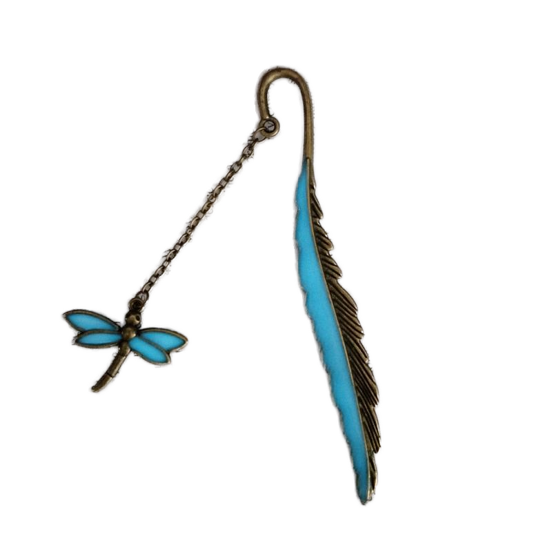 Bookmark Manufacturer - OEM/ODM Custom Luminous Metal Dragonfly Bookmark