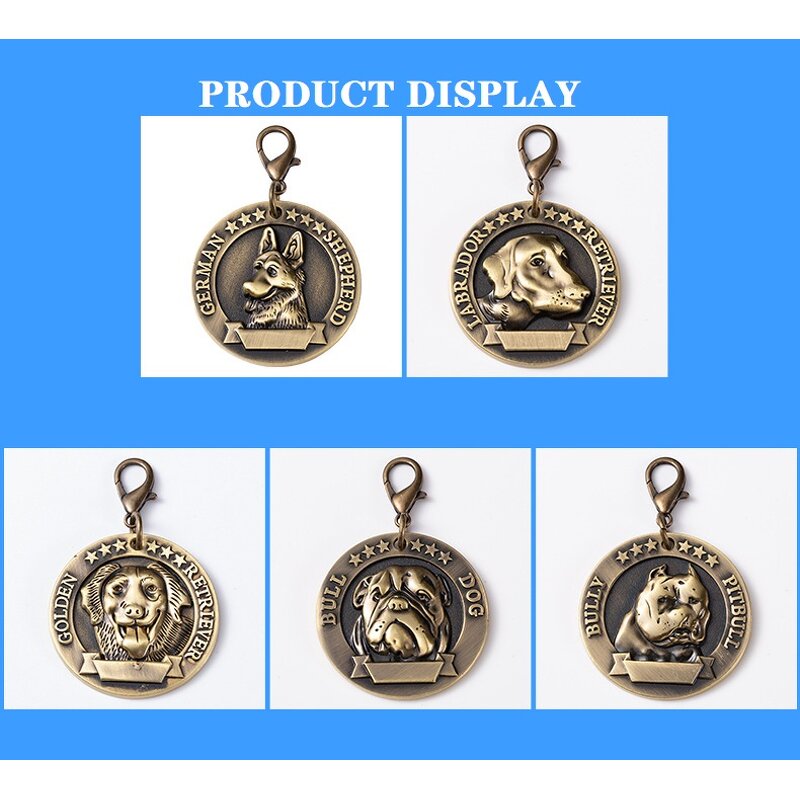 Metal Dog Tag Manufacturer - OEM/ODM Custom Sand Blasting Relief Pet Tag
