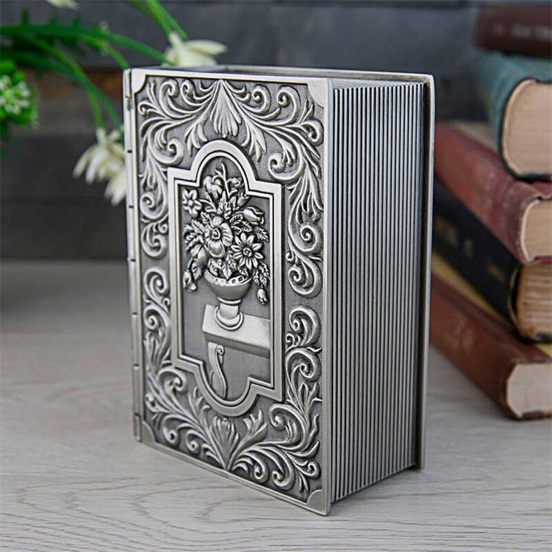 Jewelry Box Manufacturer - OEM/ODM Custom Metal Book Shape Storage Box