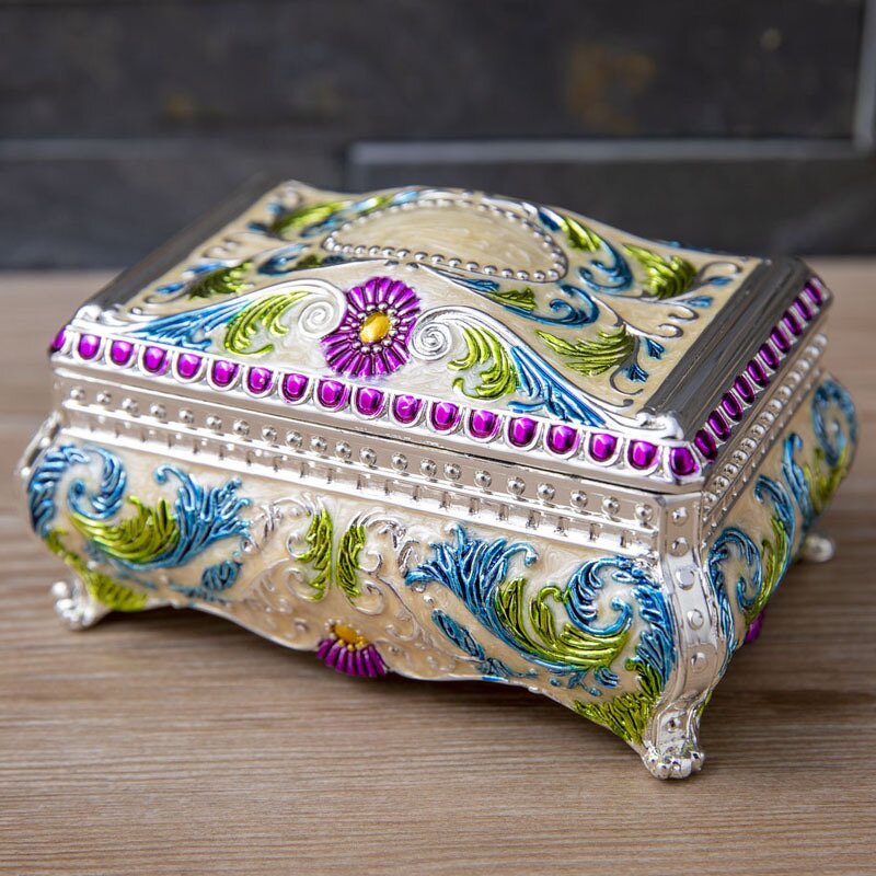 Jewelry Box Manufacturer - OEM/ODM Custom European Retro Jewelry Packing Box