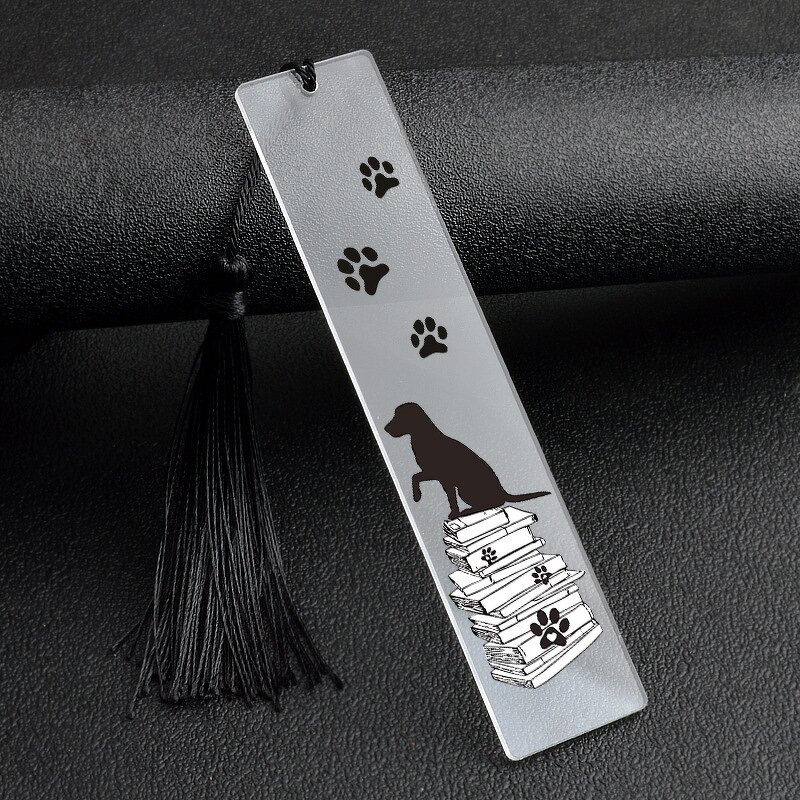 Bookmark Manufacturer - OEM/ODM Custom Acrylic Pet Dog Tassel Bookmark
