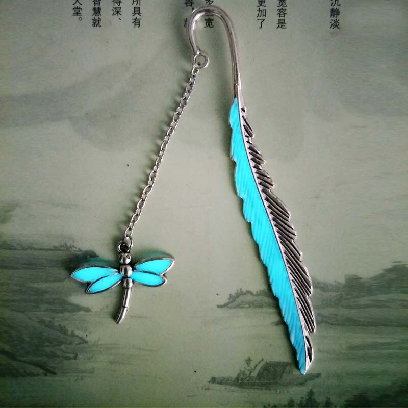 Bookmark Manufacturer - OEM/ODM Custom Luminous Metal Dragonfly Bookmark