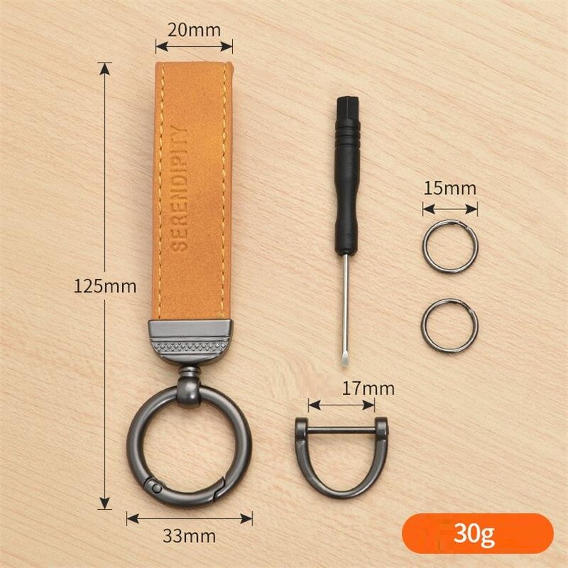 Keychain Manufacturer - OEM/ODM Custom Embossed Logo Suede Keychain