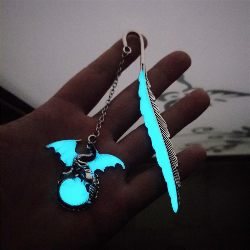 Bookmark Manufacturer - OEM/ODM Custom Luminous Metal Dragon Bookmark