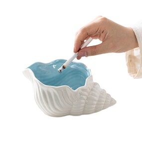 Aluminum Ashtray Manufacturer - OEM/ODM Custom Luxury Smokeless Conch Ashtray