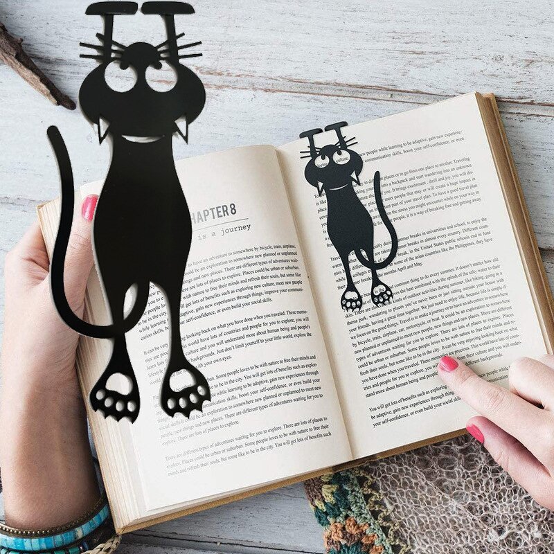 Bookmark Manufacturer - OEM/ODM Custom Hollow Plastic Cat Bookmark