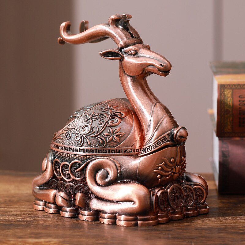 Ashtray Manufacturer - OEM/ODM Custom Vintage Deer Creative Ashtray