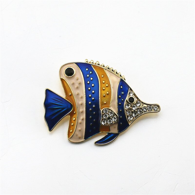 Brooch Manufacturer - OEM/ODM Custom Oil Dripping Fish Brooch Pin