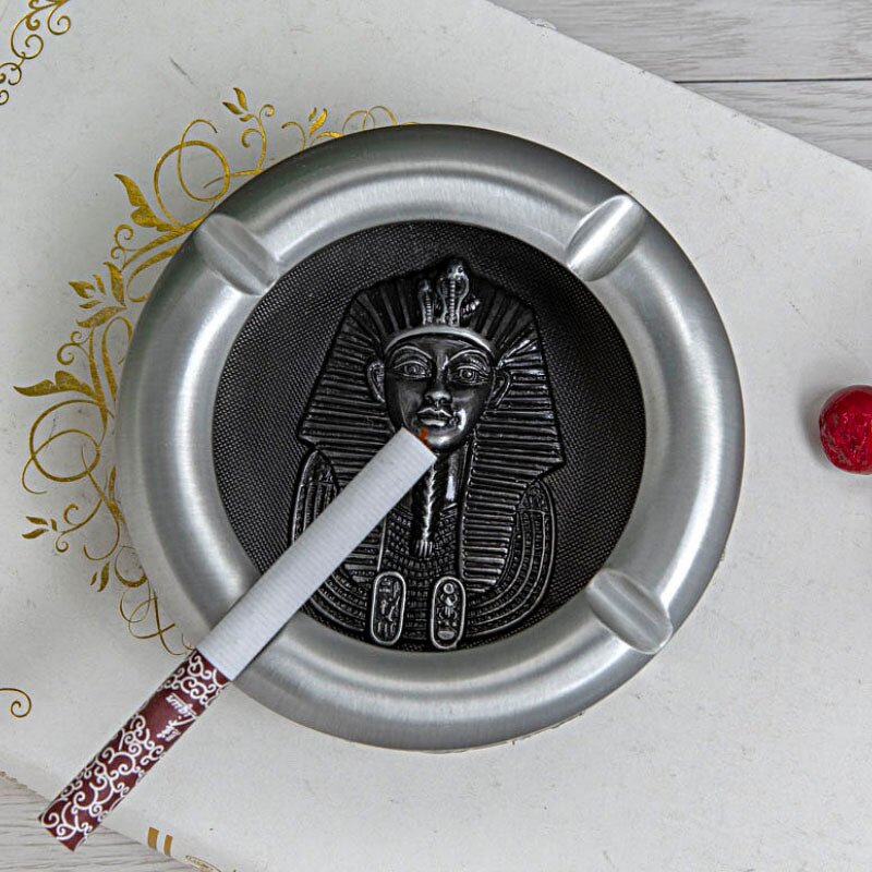 Metal Ashtray Manufacturer - OEM/ODM Custom Egyptian Pharaoh Vintage Ashtray