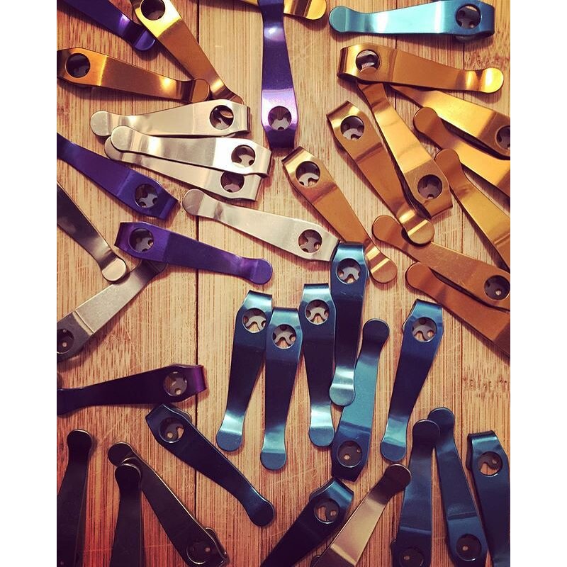 Pocket Clip Manufacturer - OEM/ODM Custom Titanium Alloy Knife Clip