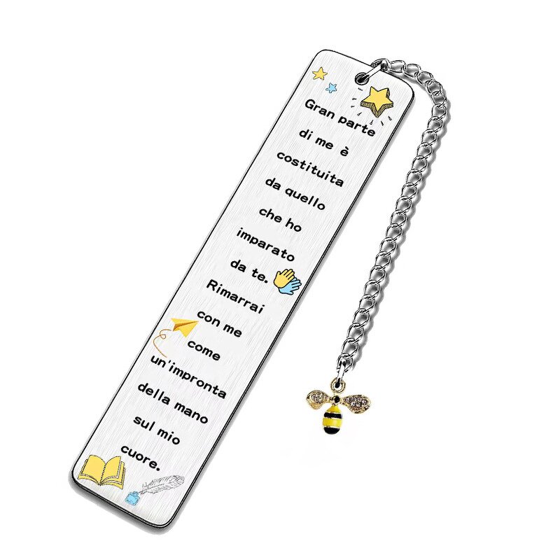 Metal Bookmark Manufacturer - OEM/ODM Custom Stainless Steel Print Bookmark