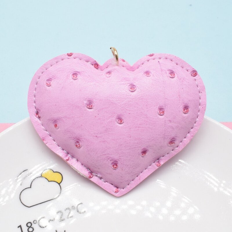 Key Chain Manufacturer - OEM/ODM Custom PU Leather Heart Key Chain