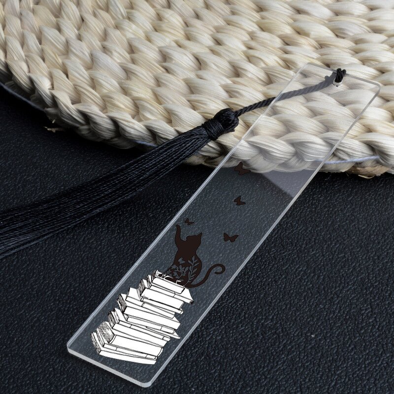 Acrylic Bookmark Manufacturer - OEM/ODM Custom Clear Plastic Tassel Bookmark