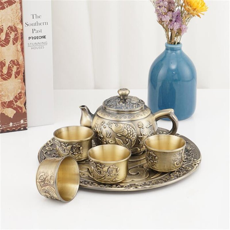 Metal Tea Set Manufacturer - OEM/ODM Custom Household Luxury Tea Cup Set
