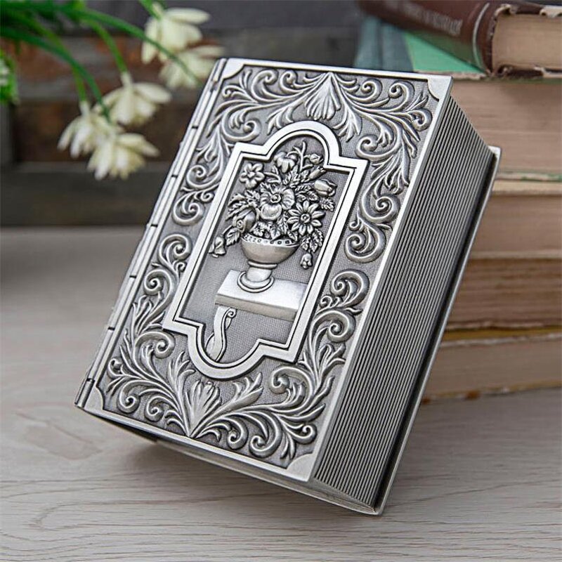 Jewelry Box Manufacturer - OEM/ODM Custom Metal Book Shape Storage Box