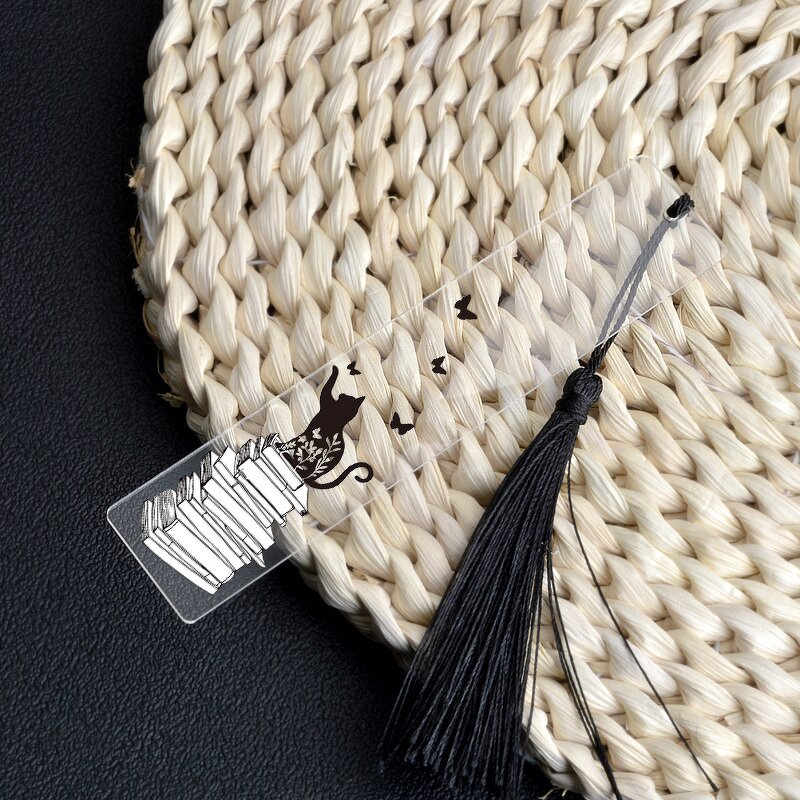 Acrylic Bookmark Manufacturer - OEM/ODM Custom Clear Plastic Tassel Bookmark