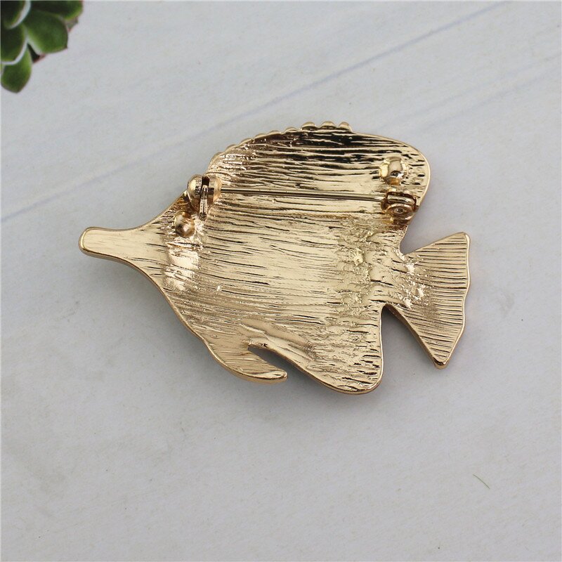 Brooch Manufacturer - OEM/ODM Custom Oil Dripping Fish Brooch Pin