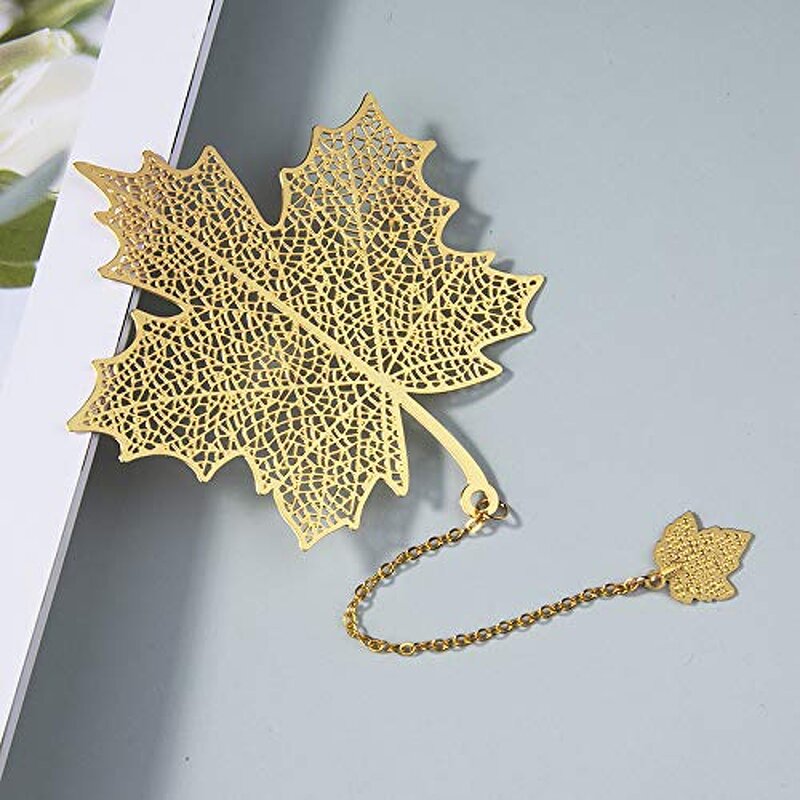 Metal Bookmark Manufacturer - OEM/ODM Custom Chinese Apricot Leaf Bookmark