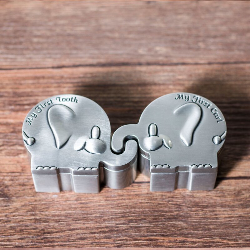 Baby Hair Box Manufacturer - OEM/ODM Custom Elephant Deciduous Teeth Storage Box