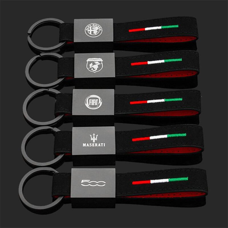 Key Chain Manufacturer - OEM/ODM Custom Suede Car Logo Key Ring