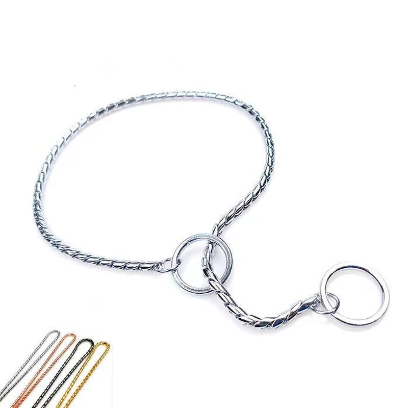 Pet Chain Manufacturer - OEM/ODM Custom Brass Electroplated Snake Chain