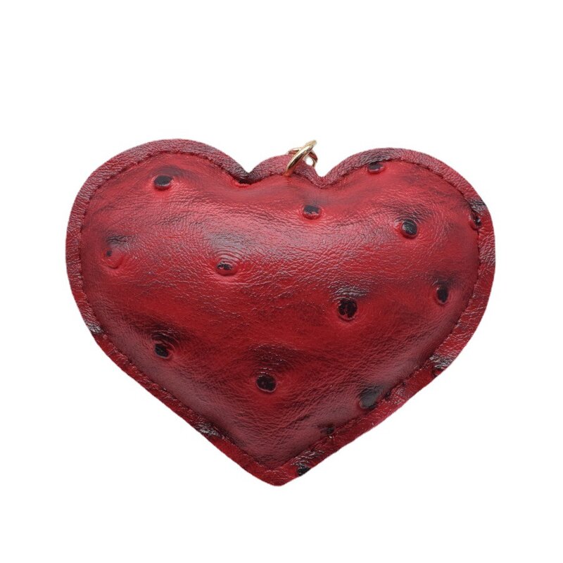 Key Chain Manufacturer - OEM/ODM Custom PU Leather Heart Key Chain
