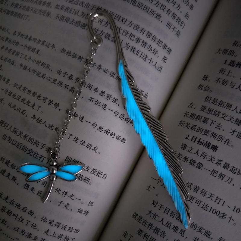 Bookmark Manufacturer - OEM/ODM Custom Luminous Metal Dragonfly Bookmark