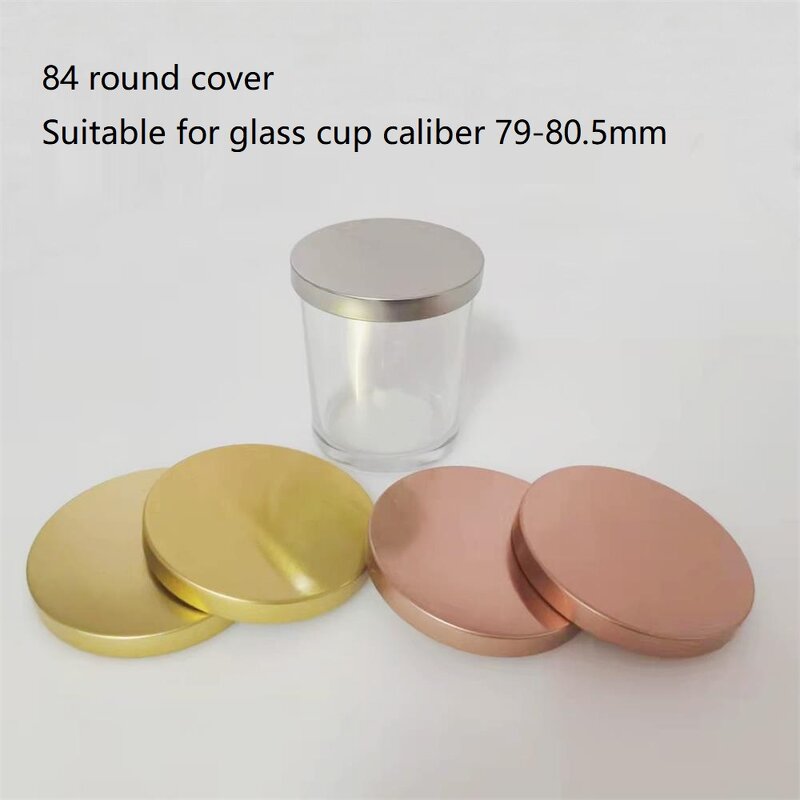 Tinplate Lid Manufacturer - OEM/ODM Custom 80mm Printed Aromatherapy Candle Lid