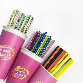 Paper Straw Manufacturer - Custom Colorful Drinking Wholesale