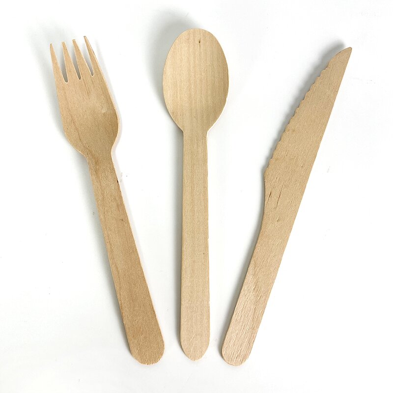 Wooden Forks Factory - Custom Individually Wrapped 50 Pcs