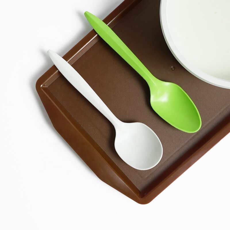 Black Soup Spoon Supplier - Custom Disposable Biodegradable