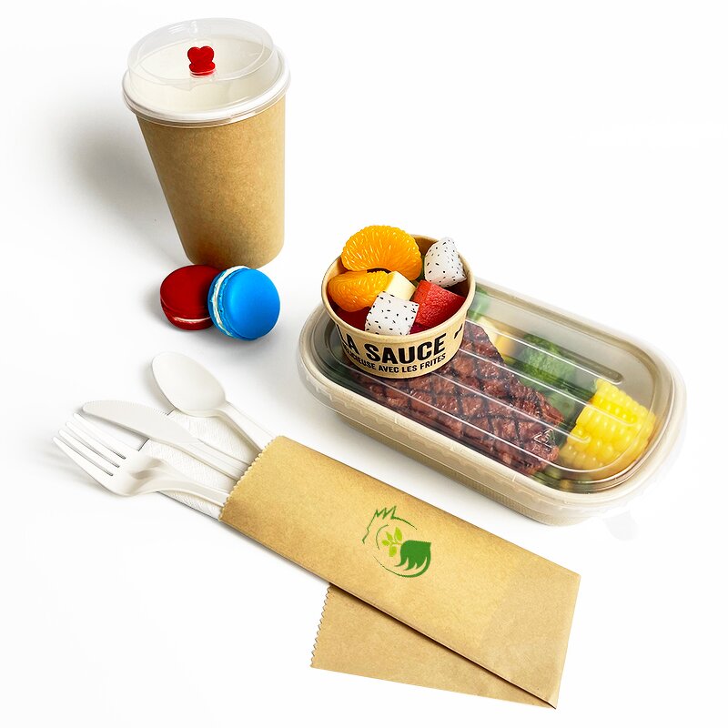 Bamboo Cutlery Set Supplier - Custom Compostable Travel Kit