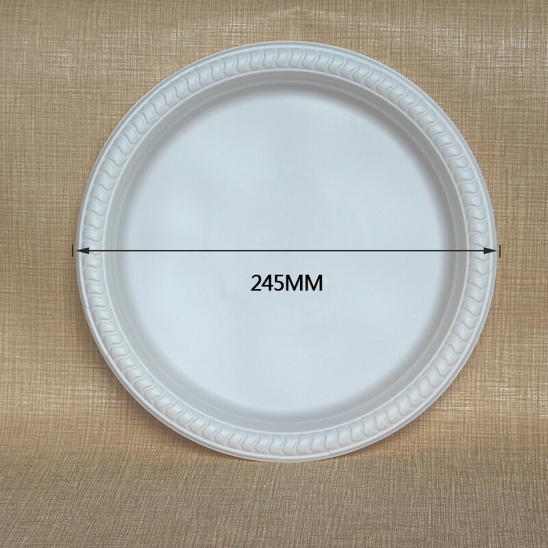 Corn Starch Plates Factory - Custom 10 Inch Eco-friendly OEM