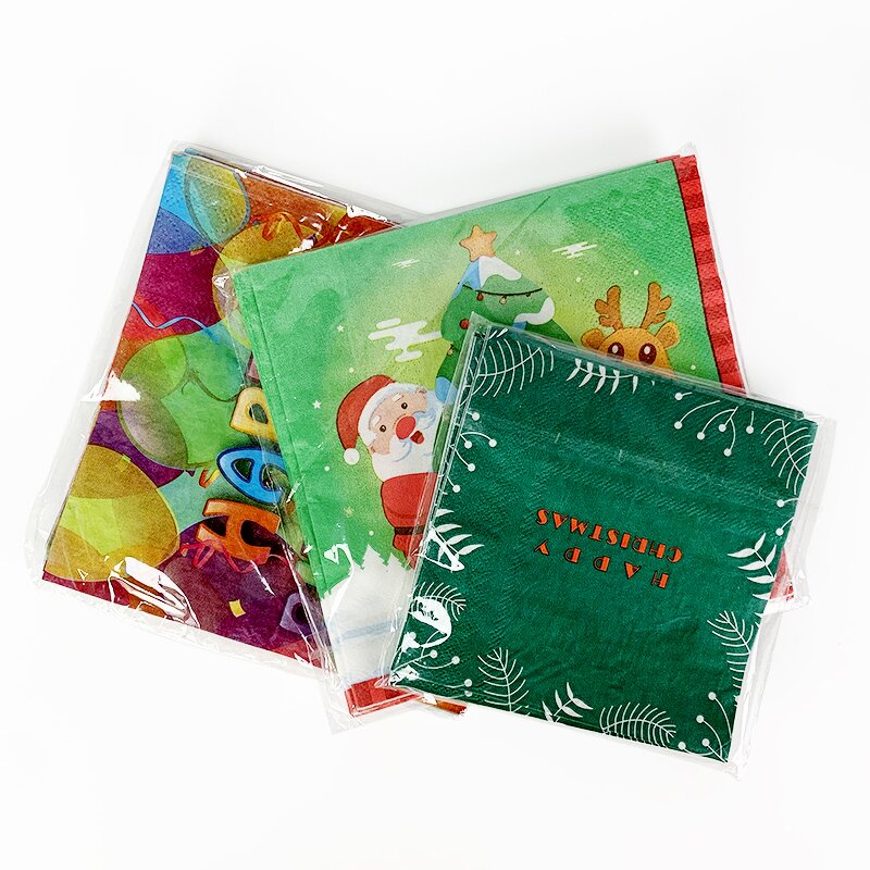 Christmas Napkin Supplier - Custom Printed Dinner Napkins